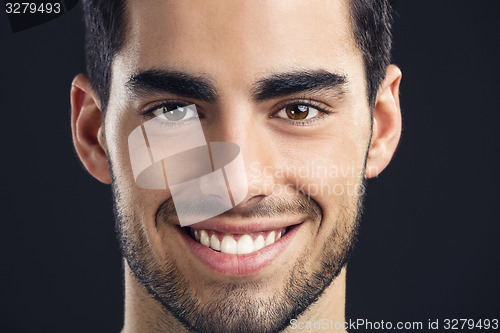 Image of Handsome man smiling