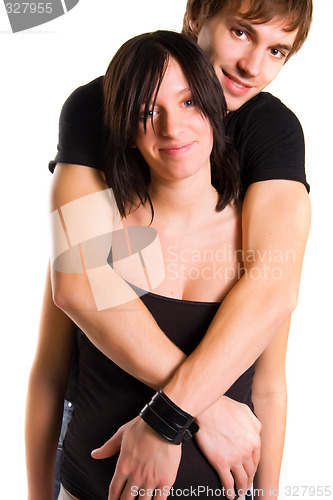 Image of young couple expecting a baby