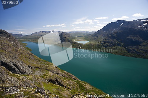 Image of Besseggen Ridge in Jotunheimen National Park, Norway