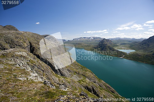 Image of Besseggen Ridge in Jotunheimen National Park, Norway