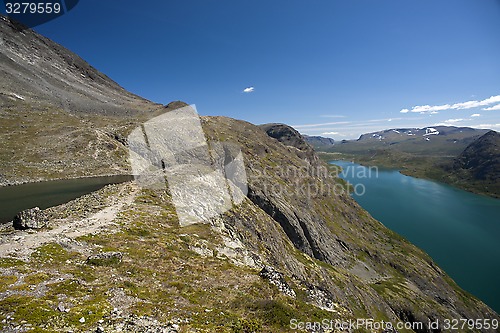 Image of Besseggen Ridge in Jotunheimen National Park, Norway