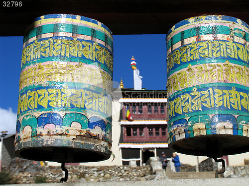 Image of Prayer wheels