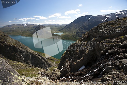 Image of Besseggen Ridge in Jotunheimen National Park, Norway