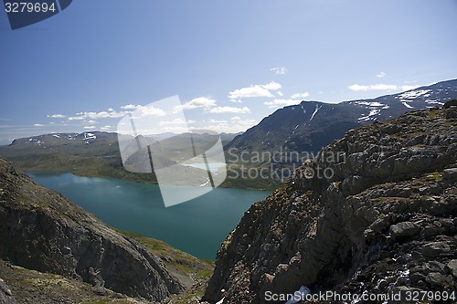 Image of Besseggen Ridge in Jotunheimen National Park, Norway