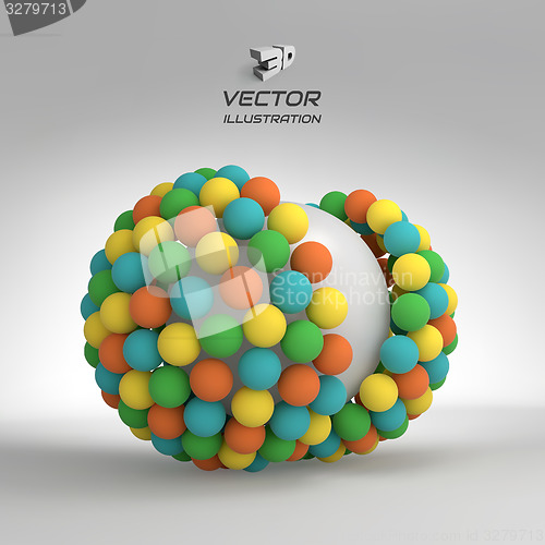 Image of 3d vector illustration. 