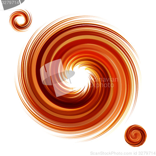 Image of Colorful abstract icon set. Dynamic flow illustration. 