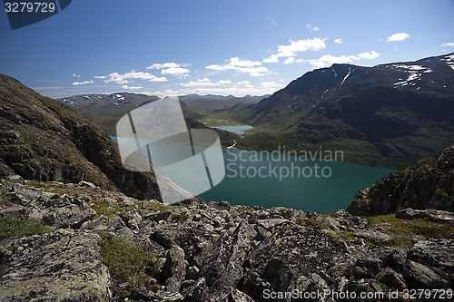 Image of Besseggen Ridge in Jotunheimen National Park, Norway