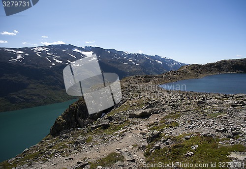 Image of Besseggen Ridge in Jotunheimen National Park, Norway