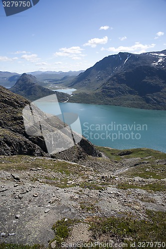 Image of Besseggen Ridge in Jotunheimen National Park, Norway