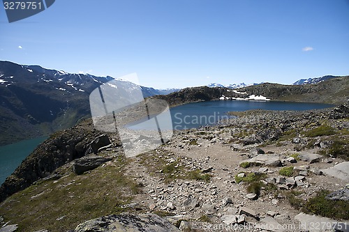 Image of Besseggen Ridge in Jotunheimen National Park, Norway