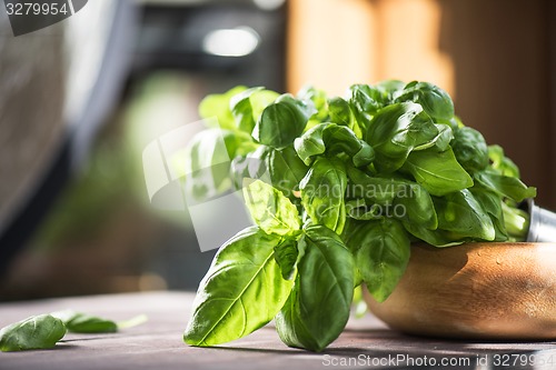 Image of Fresh organic basil