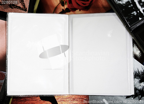 Image of Photo Album with copy space