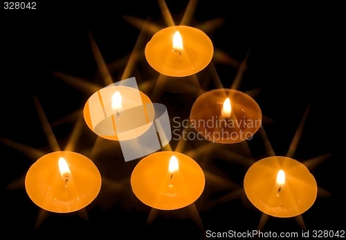 Image of Triangle of Candles