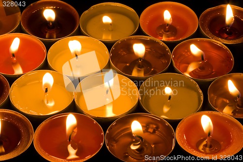 Image of Burning Candles