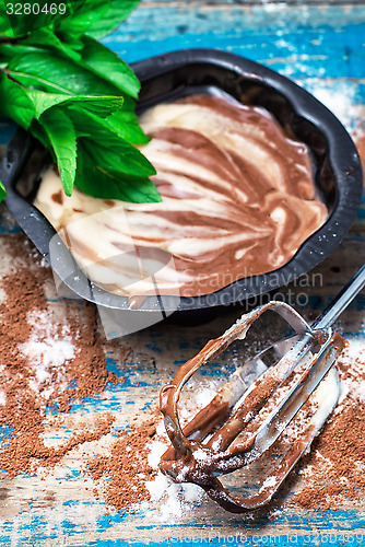 Image of process of making coffee cupcakes