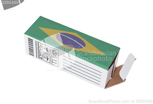 Image of Concept of export - Product of Brazil