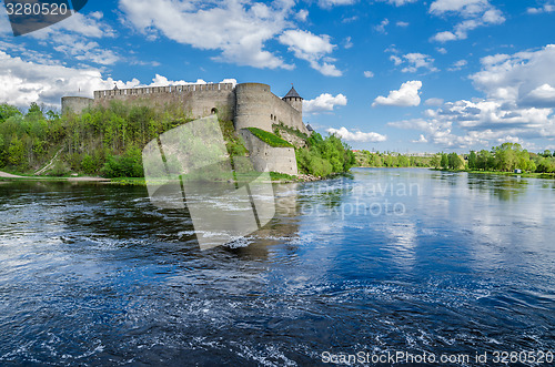 Image of Beautiful view of the Ivangorod Fortress