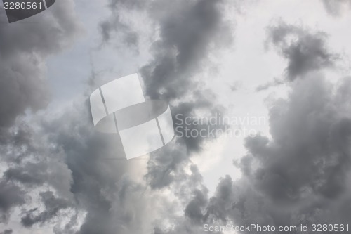 Image of Grey tragic cloudscape