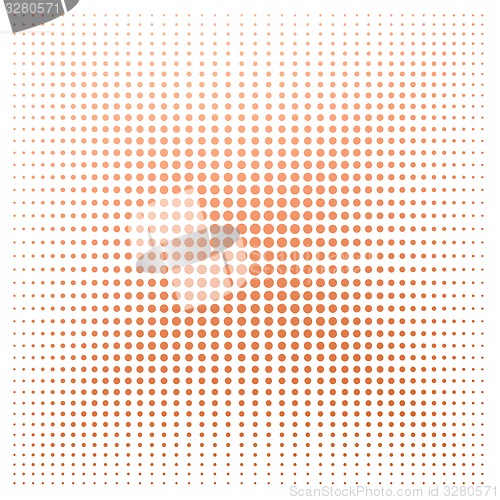 Image of Orange dot with white background