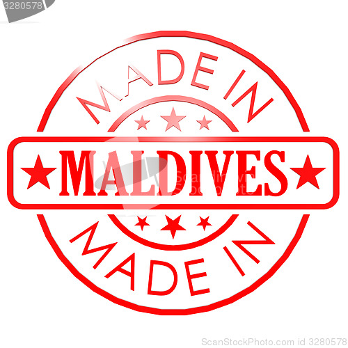Image of Made in Maldives red seal