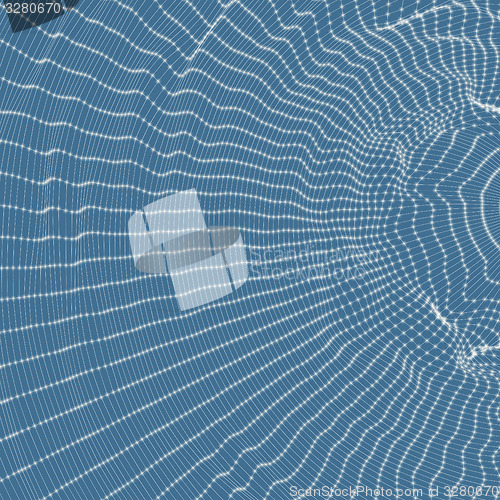 Image of Network background. 3d technology vector illustration. 