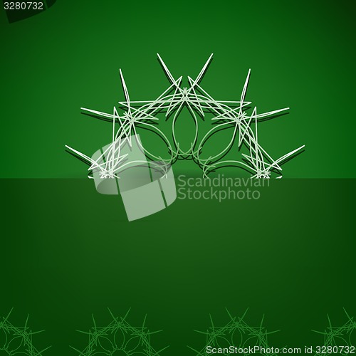 Image of Green Symbolic Background