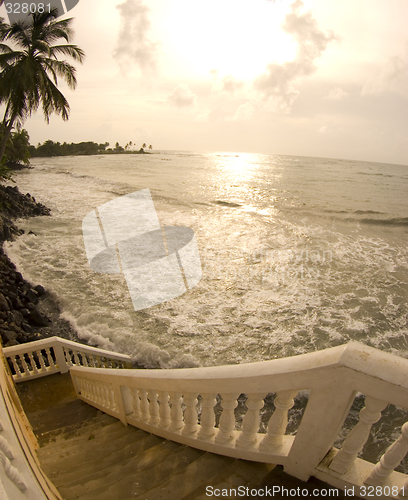 Image of stairway to the caribbean sea nicaragua