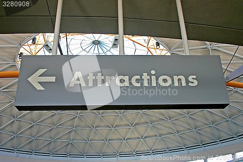 Image of Attractions Sign