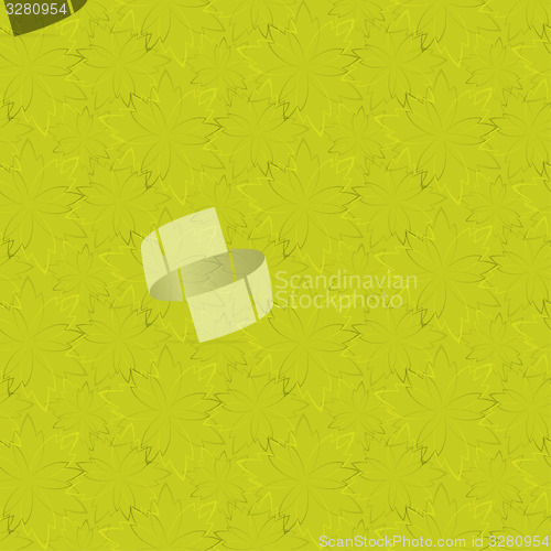 Image of Grey seamless wallpaper with floral pattern