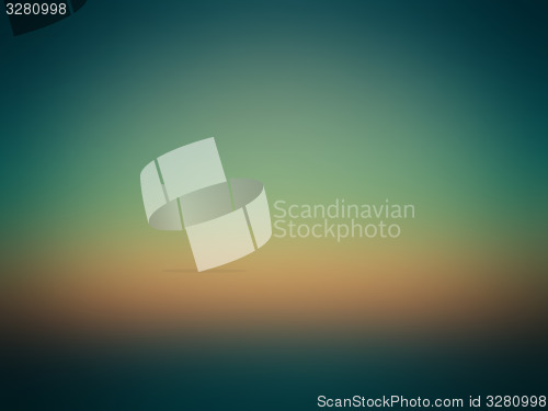 Image of Beautiful Colorful Gradient Green Blue Orange