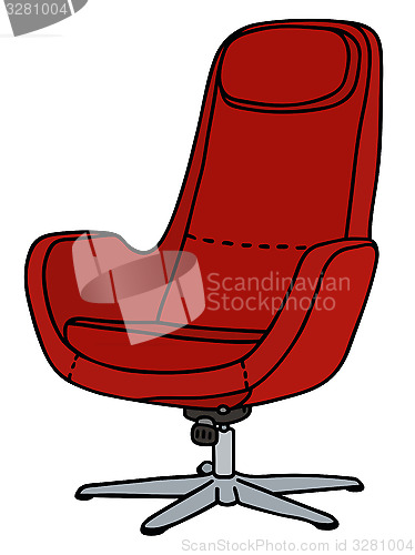 Image of Red armchair