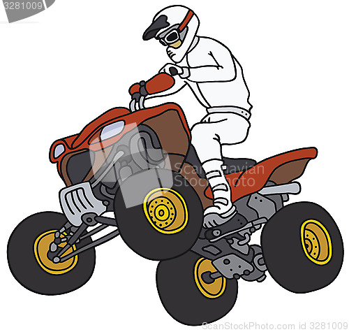 Image of Rider on the ATV