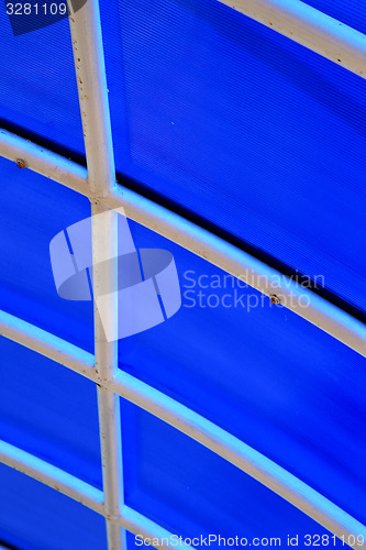 Image of plastic abstract   kho phangan pier roof lomprayah  bay   in tha