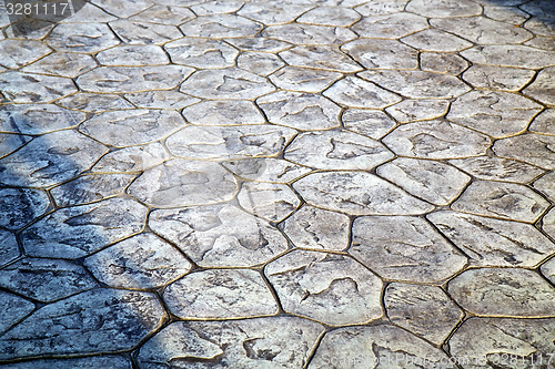 Image of in   asia  bangkok thailand abstract pavement   stone step the t