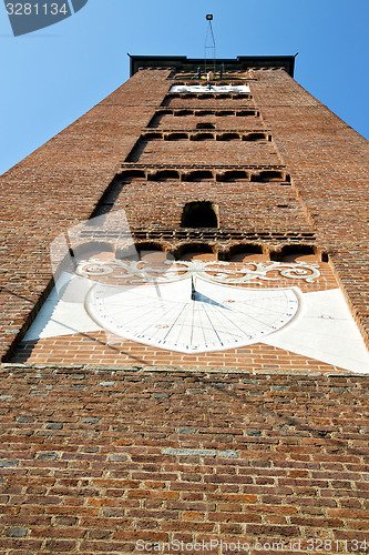 Image of   arsizio old   and church tower bell sunny day 