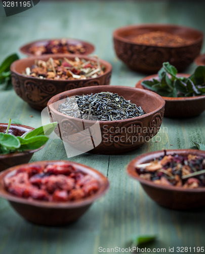 Image of Assortment of dry tea