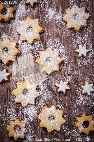 Image of Homemade cookies in star shape