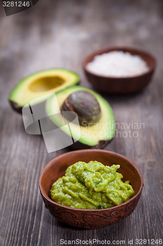 Image of Guacamole with avocado