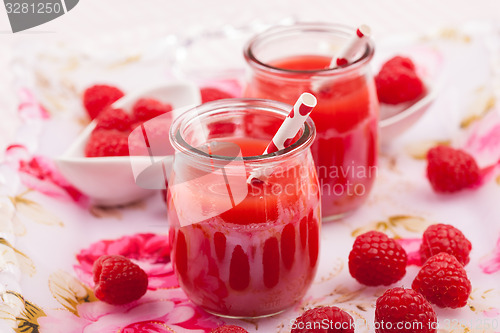 Image of Raspberry smoothie