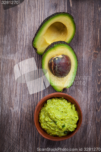 Image of Guacamole with avocado