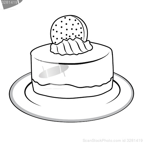 Image of doodle cupcake