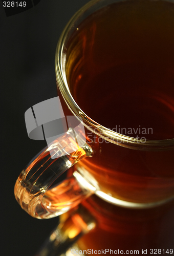 Image of cup with hot tea