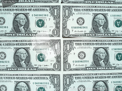 Image of Dollar notes 1 Dollar