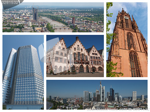 Image of Frankfurt landmarks collage