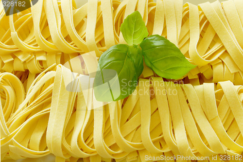 Image of Pasta with fresh basil