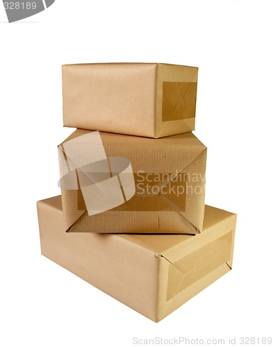 Image of Brown boxes