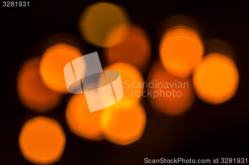 Image of Blurry red bokeh