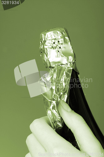 Image of Opening champagne bottle