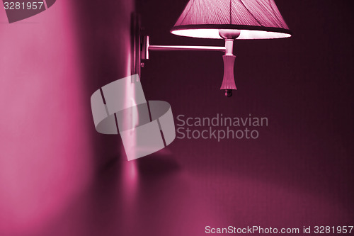 Image of Mauve lamp