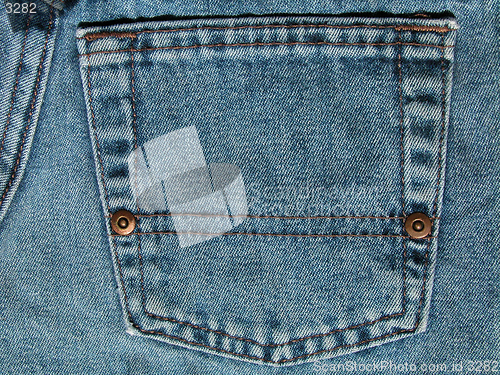 Image of jeans pocket